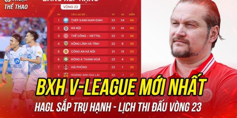 Tổng quan về bảng xếp hạng V-League